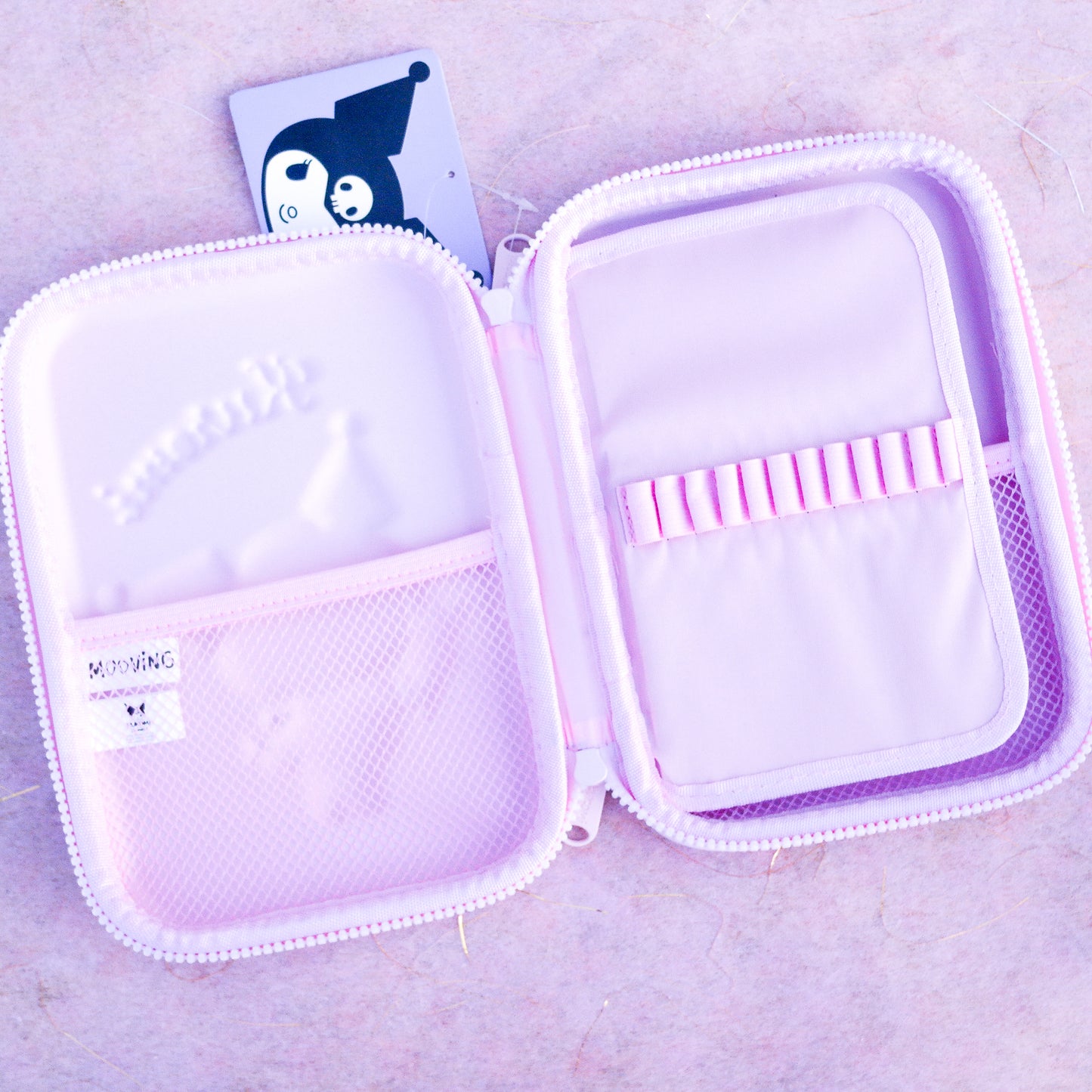 Estuche Kuromi Morado – Sanrio Kawaii Pencil Case | Ice Cream Kuromi