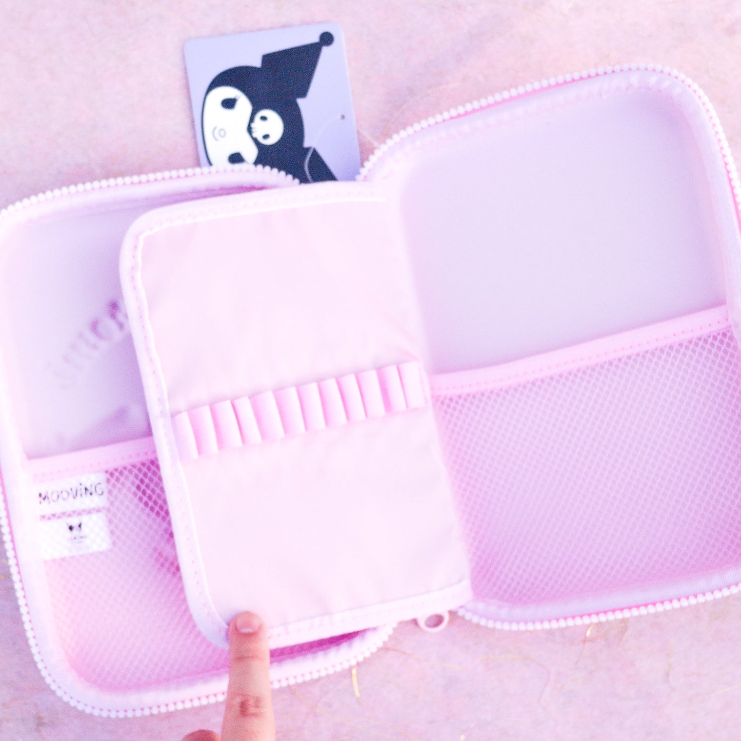 Estuche Kuromi Morado – Sanrio Kawaii Pencil Case | Ice Cream Kuromi