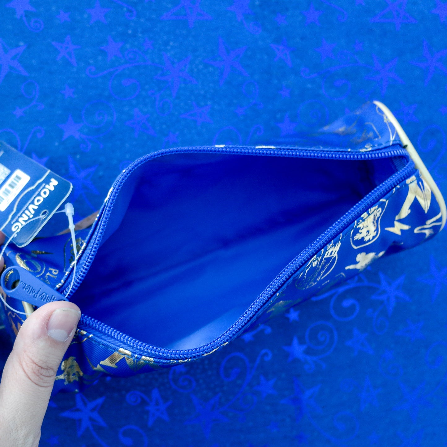 Estuche Harry Potter Azul – Iconos Dorados