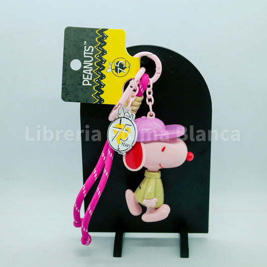 Llavero Snoopy 75 Aniversario con Lanyard – Edición Especial Peanuts