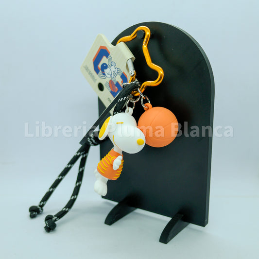 Llavero Snoopy Deportivo con Mosquetón